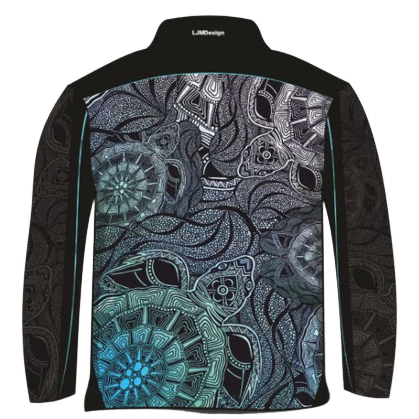 Indigenous | Turtle Tradition Fishing Shirt ★Pre-Order★ Z and TEE ABORIGINAL Australia Australian camping FIRST NATIONS FIRST NATIONS DESIGNS fishing KIDS mens Preorder quick dry spo-default spo-disabled sun sun shirt sun shirts sunsafe uv WORK