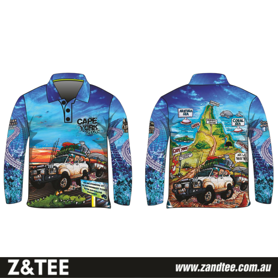 Cape York | Packed for the Tip Blue Fishing Shirt (2026) ★Pre-Order★