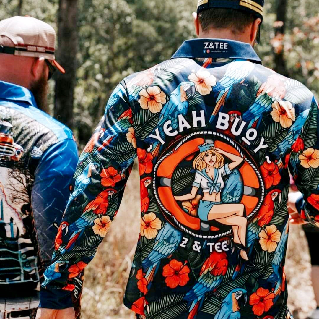 Rugby Shorts | Yeah Buoy Parrot Navy ★Pre-Order★ Z and TEE Fishing shorts Floral green matching dress Matching Shirt MEN’S DESIGNS parrot POCKETS quick dry Tropical Yeah Buoy