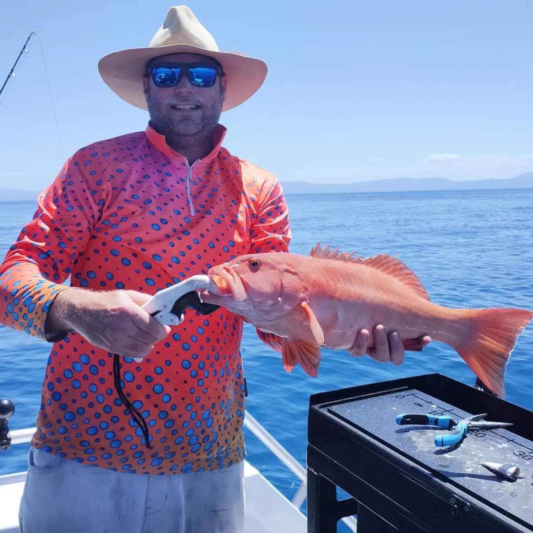 Pattern | Salt and Popper Coral Trout Fishing Shirt ★Pre-Order★ Z and TEE custom FISH DESIGNS FISHING FISHING SHIRT fishing shirts men MEN'S DESIGNS mens orange PATTERN AND PLAIN DESIGNS Preorder quick dry spo-default spo-disabled sun sun shirt sun shirts sunsafe uv