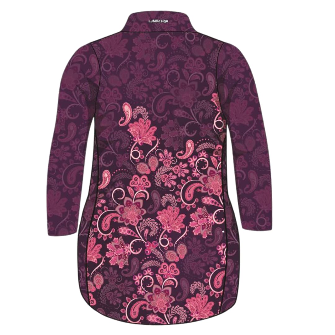 Western | Paisley Purple Lifestyle Fishing Dress ★Pre-Order★ Z and TEE Beach Dress COUNTRY WESTERN DESIGNS Floral GIRL'S DESIGNS Paisley pink POCKETS purple quick dry SUN SAFE UPF WOMEN'S DESIGNS