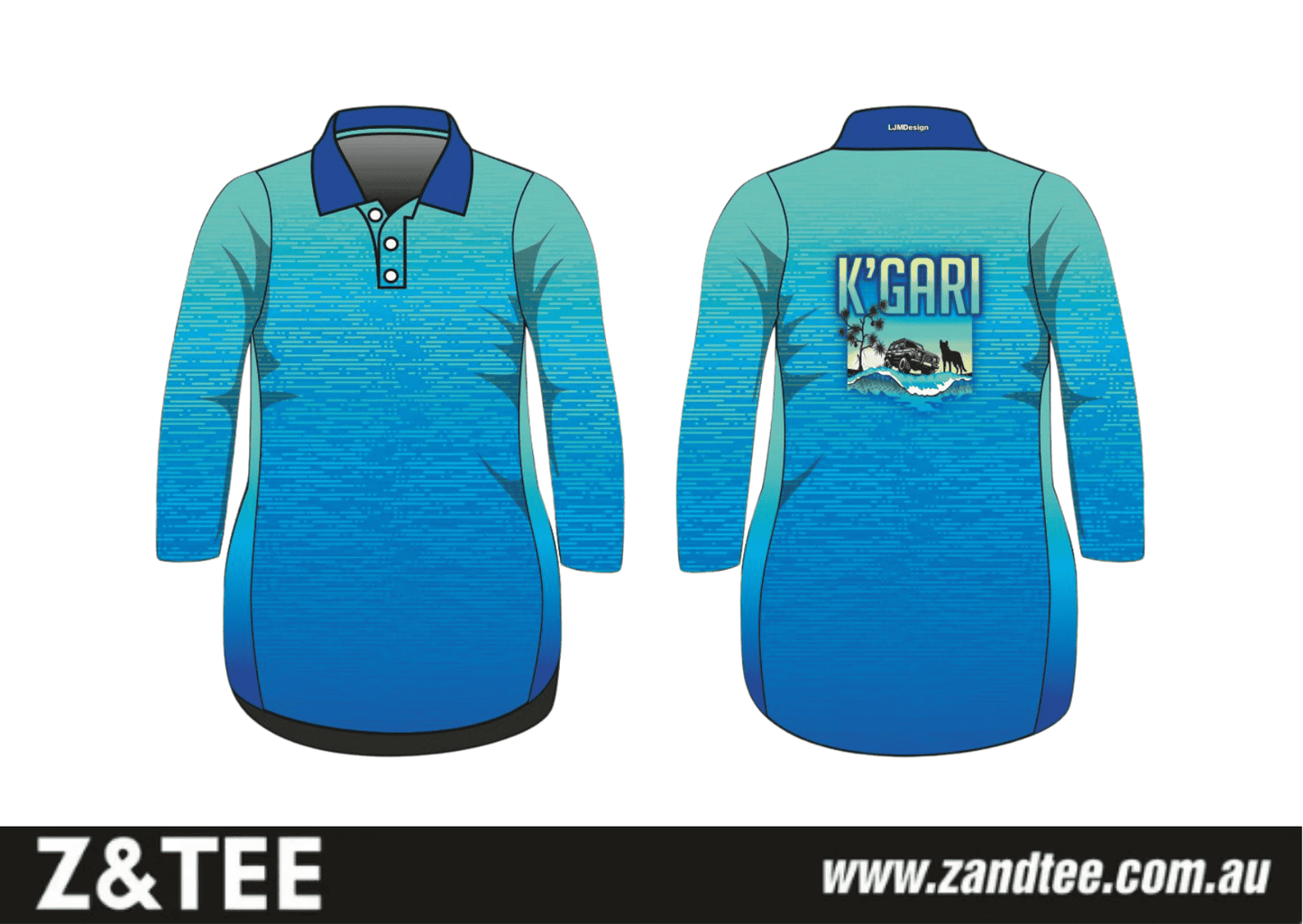 Fraser Island | K'gari Beach Wave Blue Fishing Dress ★Pre-Order★ Z and TEE Beach Dress blue FRASER ISLAND DESIGNS GIRL'S DESIGNS K'gari New Design POCKETS quick dry SUN SAFE UPF WOMEN'S DESIGNS