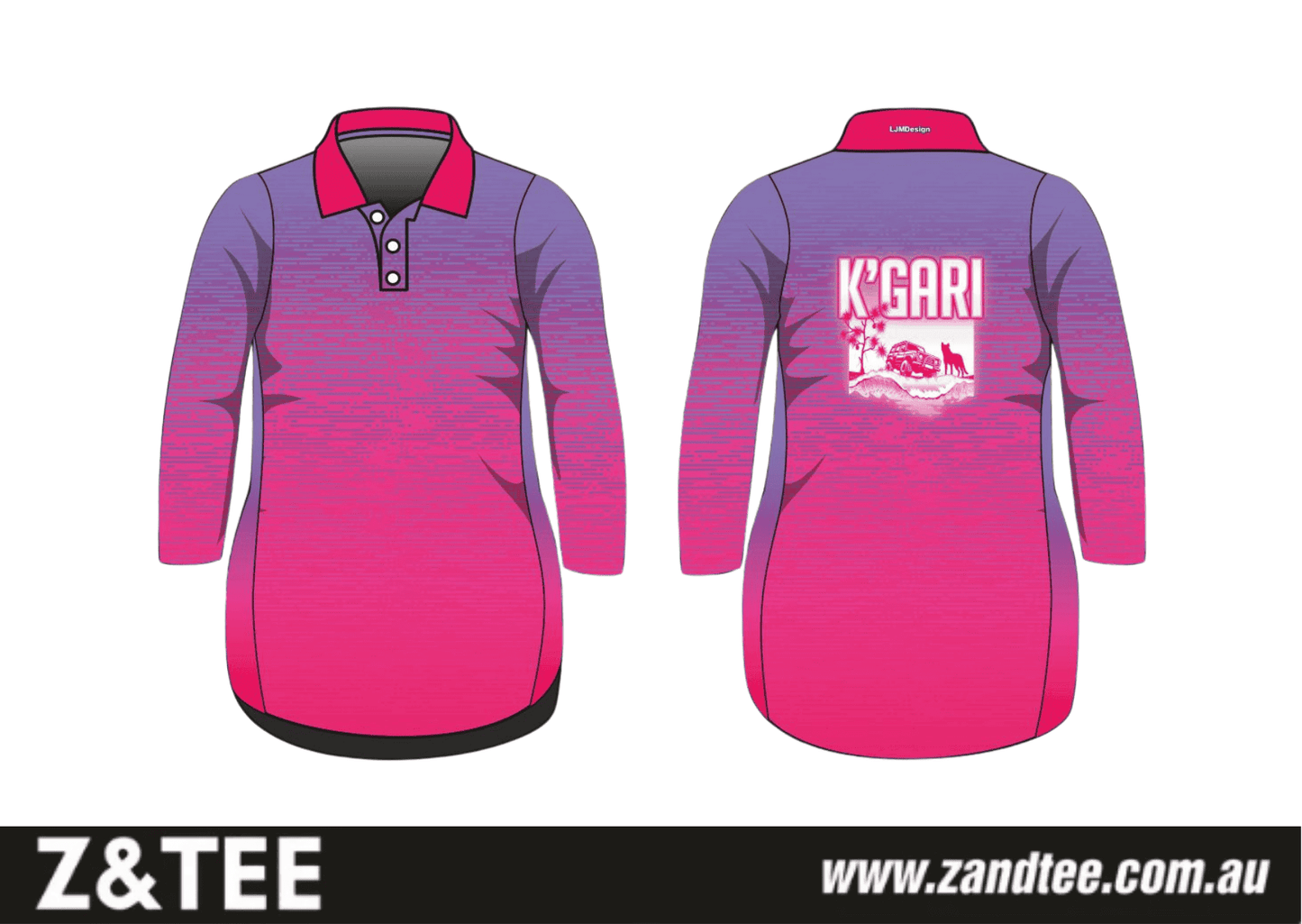 Fraser Island | K'gari Beach Wave Pink Fishing Dress ★Pre-Order★ Z and TEE Beach Dress FRASER ISLAND DESIGNS GIRL'S DESIGNS K'gari New Design pink POCKETS purple quick dry SUN SAFE UPF WOMEN'S DESIGNS