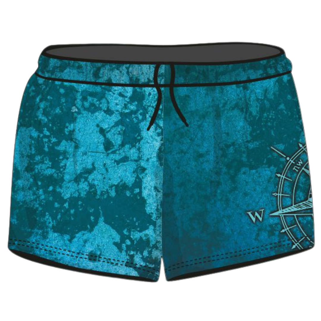 Rugby Shorts | Teal Compass ★Pre-Order★