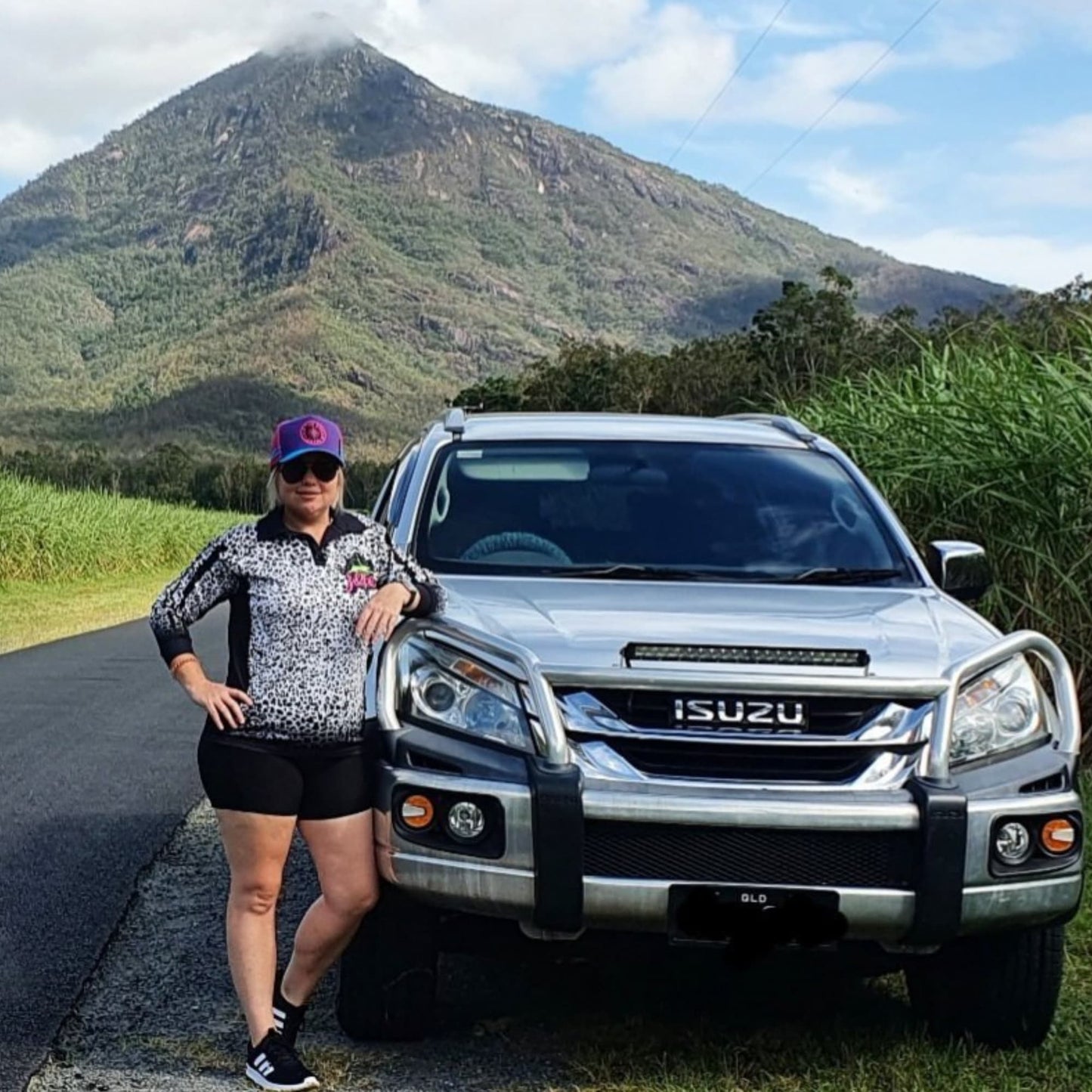 Leopard Print | Wild Side Snow Leopard Fishing Shirt ★Pre-Order★ Z and TEE camping fishing Leopard leopard print PATTERN AND PLAIN DESIGNS Preorder quick dry spo-default spo-disabled sun sun shirt sun shirts sunsafe uv Women women's WOMEN'S DESIGNS Women's Fishing Women's Fishing Shirt z&tee