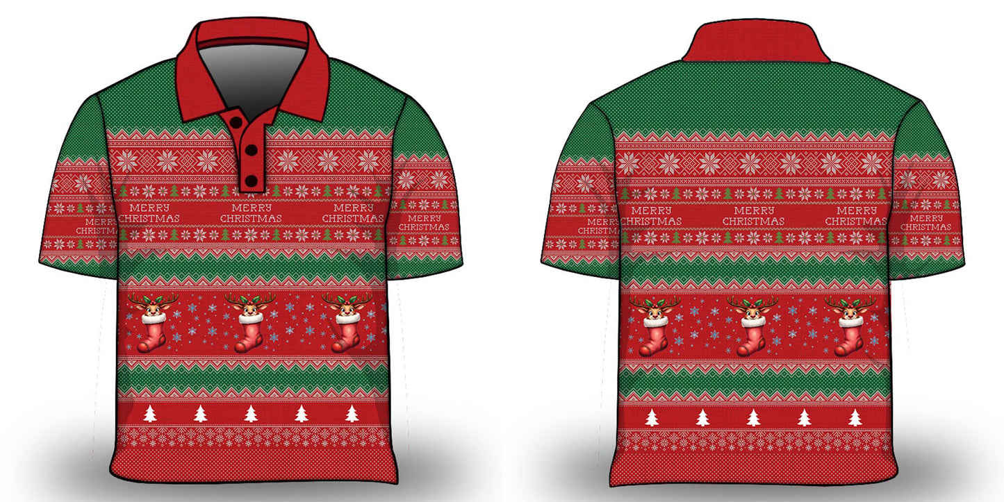 Christmas | Yuletide Jolly Jumper Ugly Christmas Fishing Shirt - Arrives before Christmas
