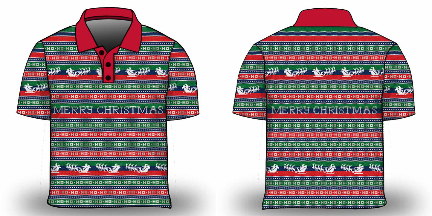 Christmas | HO HO HO Merry Christmas Fishing Shirt - Arrives before Christmas