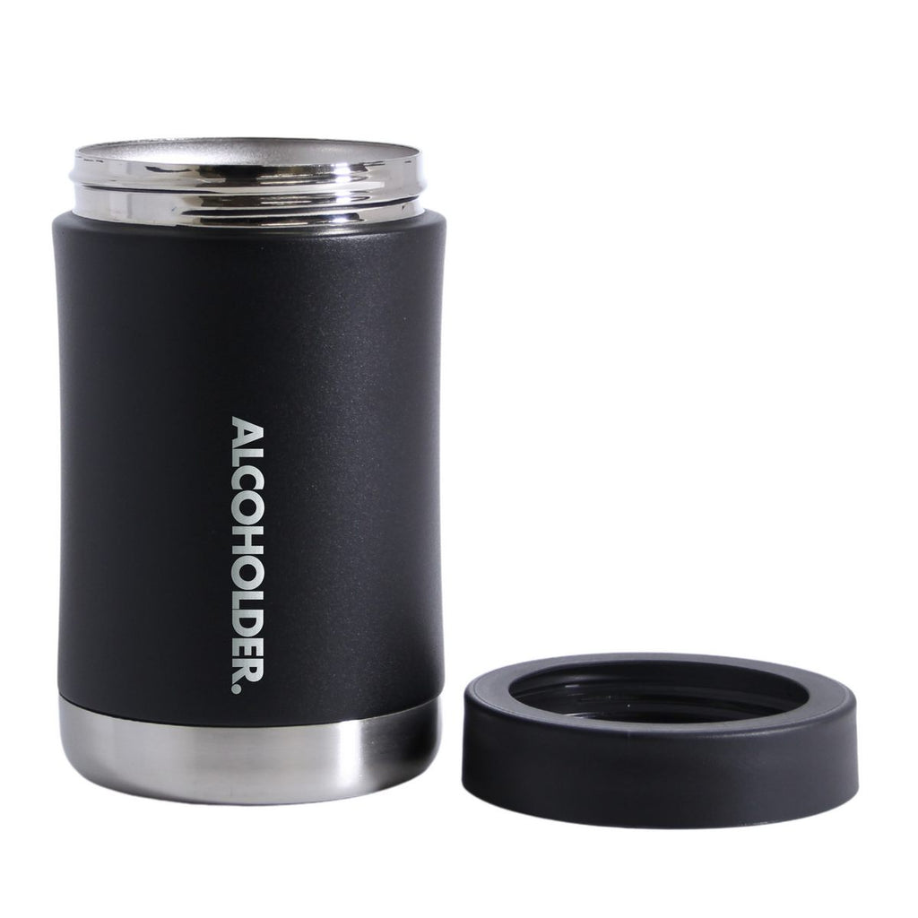 Z&Tee StubZero Stubby Cooler | Matte Black Z and TEE alcoholder black can cooler can holder Compass Living the Dream stubby cooler stubby holder Stubzero z&tee