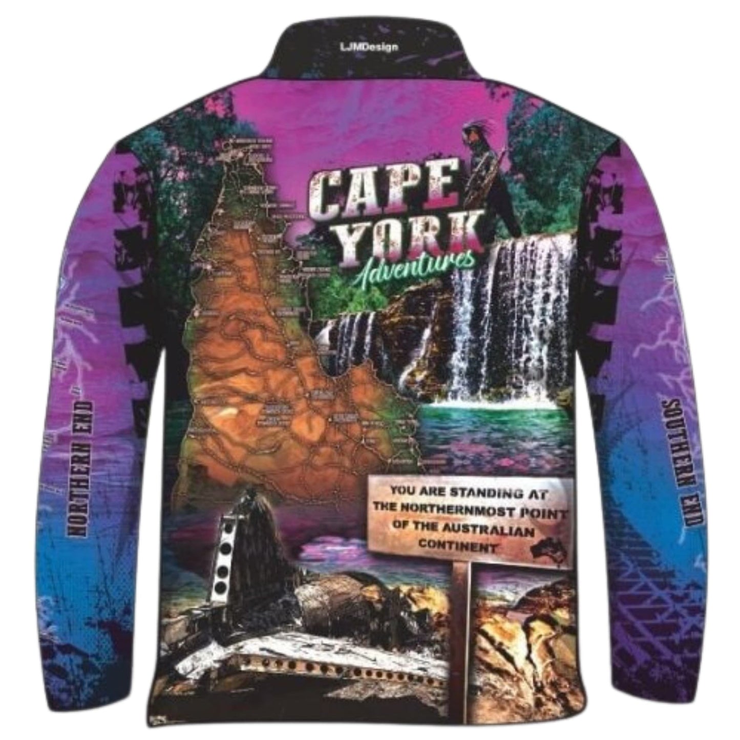 Cape York | Gunshot Croc Purple Fishing Shirt ★Pre-Order★ Z and TEE 4x4 camping cape york Croc GIRL'S DESIGNS purple quick dry SUN SAFE tip travel UPF WOMEN'S DESIGNS womens