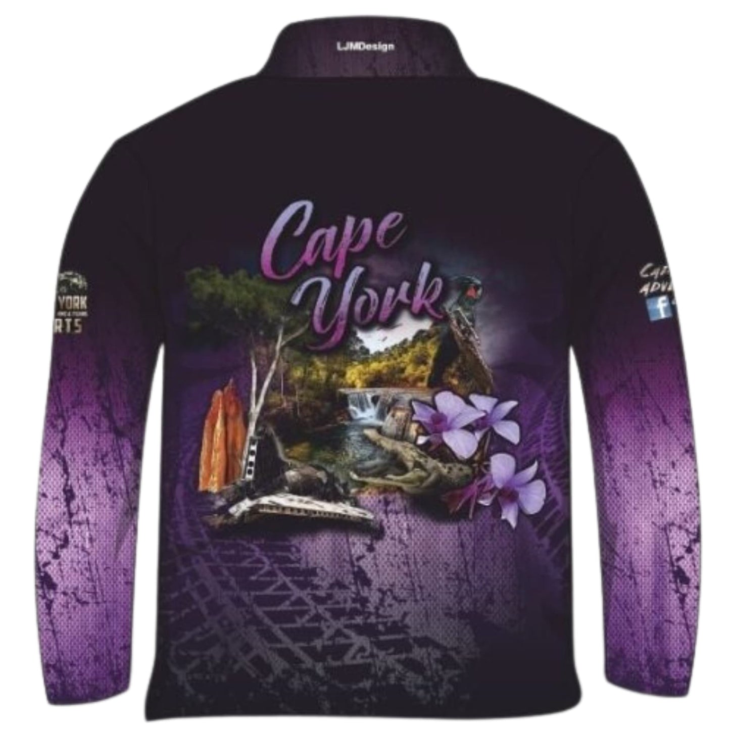 Cape York | Discovery Purple Fishing Shirt ★Pre-Order★ Z and TEE 4x4 camping cape cape york fishing GIRL'S DESIGNS Matching shorts quick dry SUN SAFE tip UPF WOMEN'S DESIGNS womens