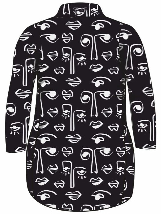 Vacay | Costa Rica Lifestyle Fishing Dress ★Pre-Order★ Z and TEE Beach Dress black cruise GIRL'S DESIGNS Matching Shirt POCKETS quick dry SUN SAFE UPF white WOMEN'S DESIGNS