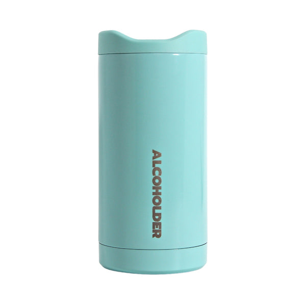 Z&Tee SlimZero Can Cooler | SeaFoam Gloss Z and TEE alcoholder can cooler can holder Compass Living the Dream slimzero Teal z&tee