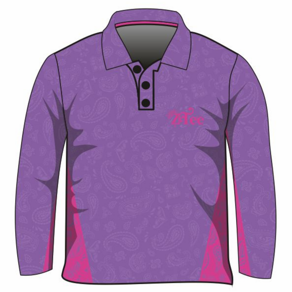 Follow the Sun Paisley Lilac Long Sleeve Sun Shirt Z and TEE BUY2SHIRTS camping country COUNTRY WESTERN DESIGNS HER ALL In Stock lastchance LJM outback PATTERN AND PLAIN DESIGNS pink quick dry spo-default spo-disabled sun sun shirt sun shirts sunsafe uv western Women WOMEN'S DESIGNS Women's Fishing Women's Fishing Shirt womens z&tee