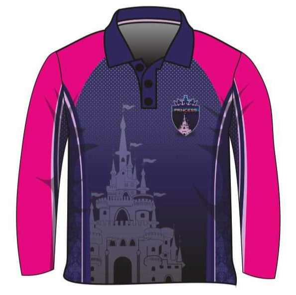 Royalty | Princess Castle Fishing Shirt ★Pre-Order★ Z and TEE camping fishing GIRL'S DESIGNS KIDS kids design KIDS DESIGNS Kids UV rated shirt king men Preorder prince princess queen quick dry royal spo-default spo-disabled sun sun shirt sun shirts sunsafe uv