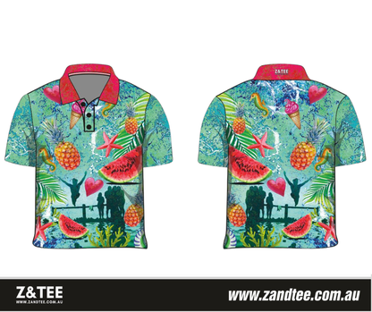 Tropical | Summer Livin Tropical Fishing Shirt ★Pre-Order★