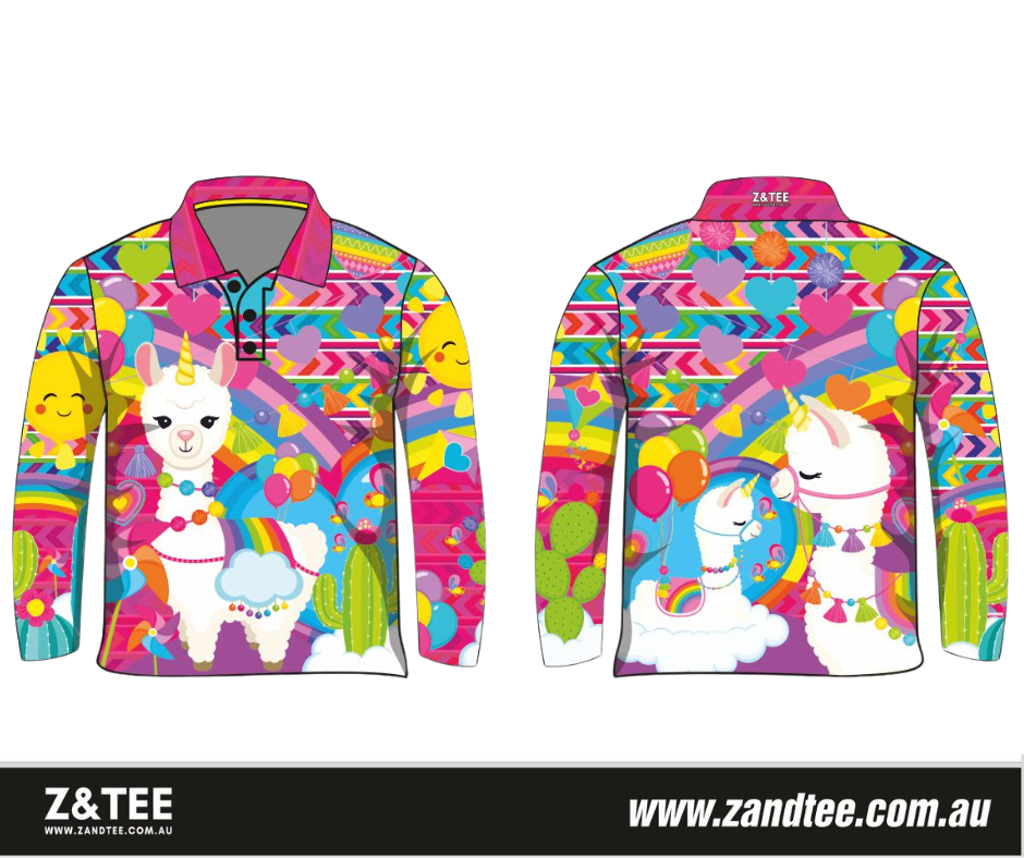 Kids | Llamazing Llamacorn Fishing Shirt ★Pre-Order★