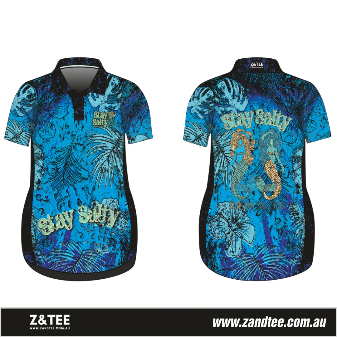 Stay salty | Blue Fishing Dress ★Pre-Order★