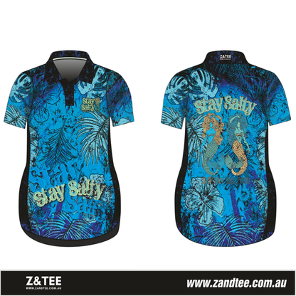 Stay salty | Blue Fishing Dress ★Pre-Order★