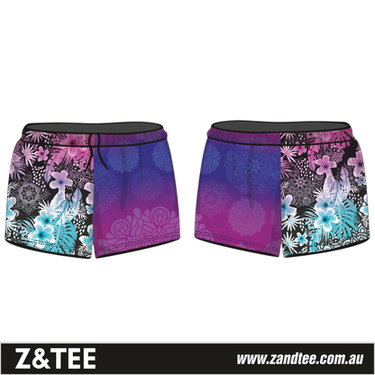 Rugby Shorts | Maldives Tropical Mandala ★Pre-Order★