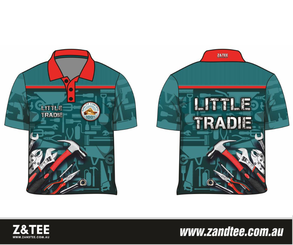 Kids | Little Tradie Fishing Shirt ★Pre-Order★