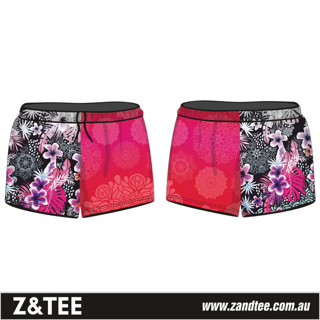 Rugby Shorts | Barbados Tropical Mandala ★Pre-Order★