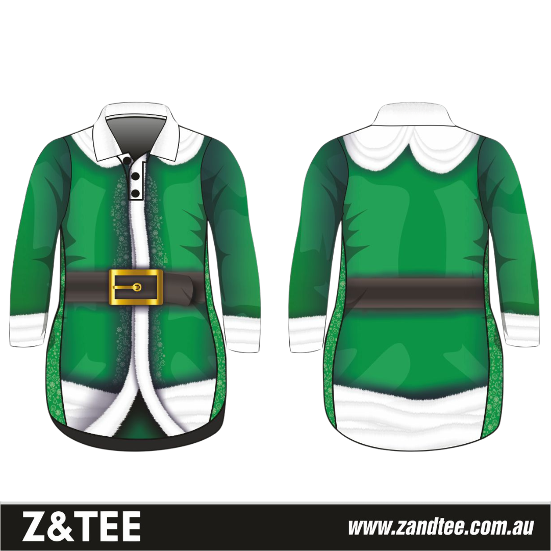Christmas | Green Elf Suit Christmas Fishing Dress ★Pre-Order★