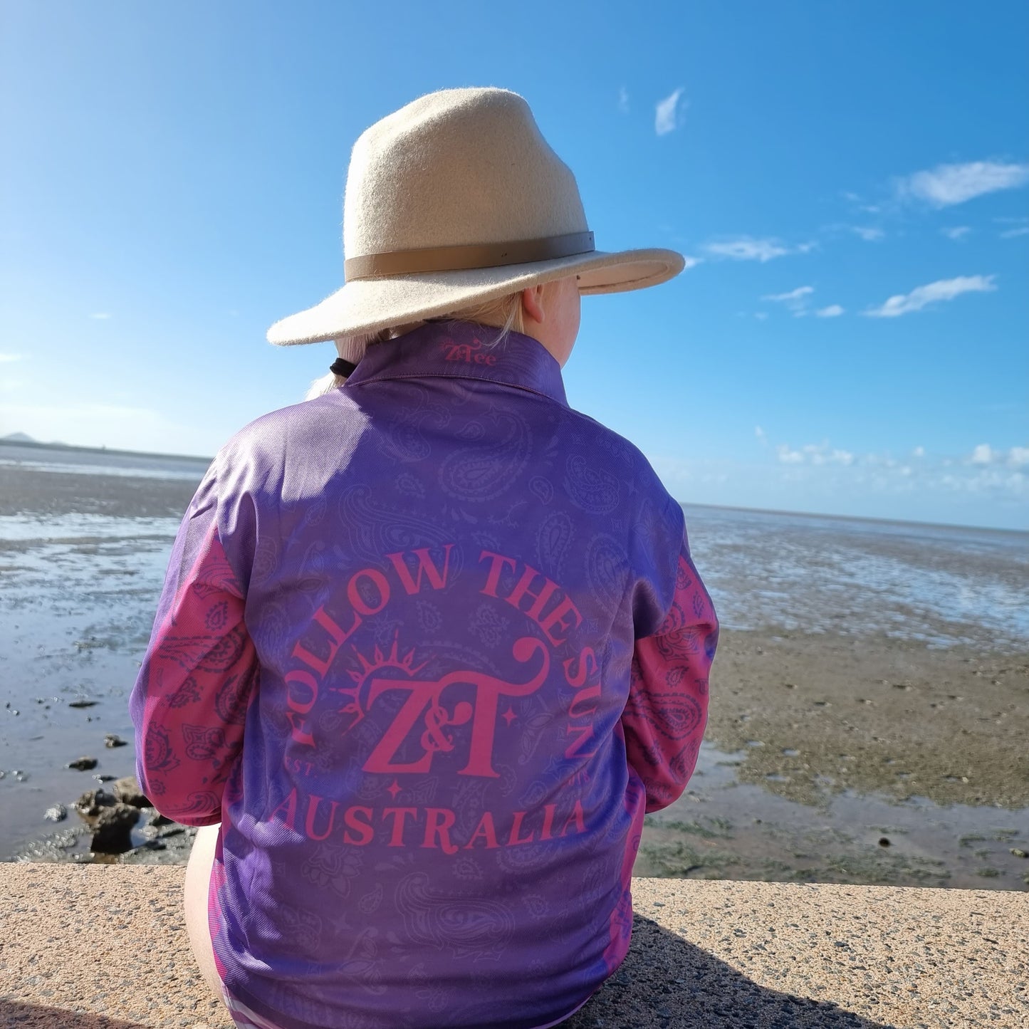 Follow the Sun | Paisley Lilac Pink Lifestyle Fishing Dress ★Pre-Order★ Z and TEE Australia Beach Dress COUNTRY WESTERN DESIGNS Follow the Sun GIRL'S DESIGNS KIDS Matching Shirt Paisley POCKETS quick dry SUN SAFE UPF WOMEN'S DESIGNS z&tee