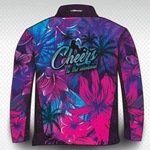 ★Pre-Order★ Cheers to the Weekend Tropical Shirt Long or Short Sleeve Z and TEE blue camping fishing FLORAL flowers LJM pink Preorder purple quick dry spo-default spo-disabled sun sun shirt sun shirts sunsafe tropical uv Women womens
