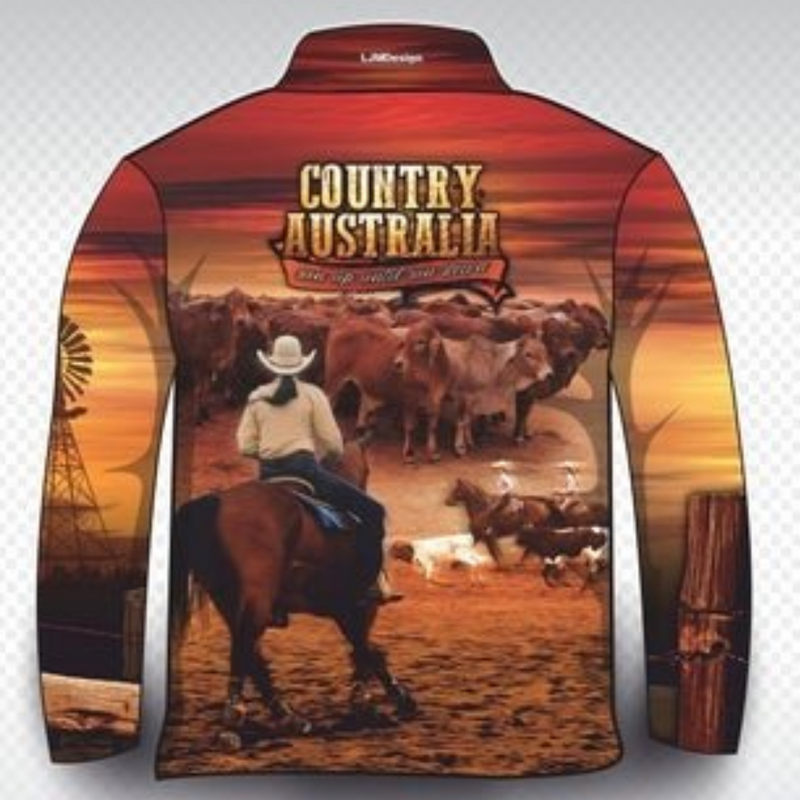 ★Pre-Order★ Sun Up to Sun Down Shirt Long or Short Sleeve Z and TEE Australia Australia Day Australian brown camping country COUNTRY WESTERN DESIGNS fishing horse LJM men mens outback Preorder quick dry spo-default spo-disabled sun sun shirt sun shirts sunsafe truck uv western work worker