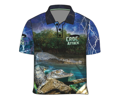 Mens | Croc Attack Fishing Shirt ★Pre-Order★