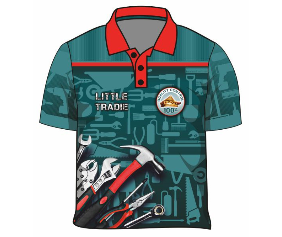 Kids | Little Tradie Fishing Shirt ★Pre-Order★