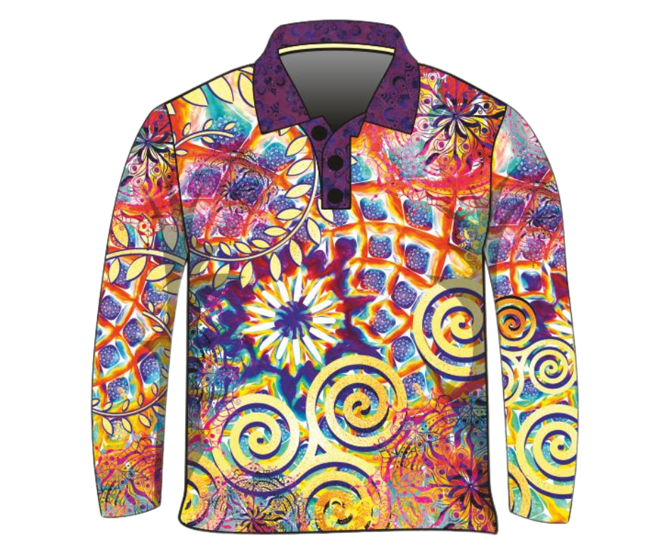 Mandala | Celestial Mandala Fishing Shirt ★Pre-Order★
