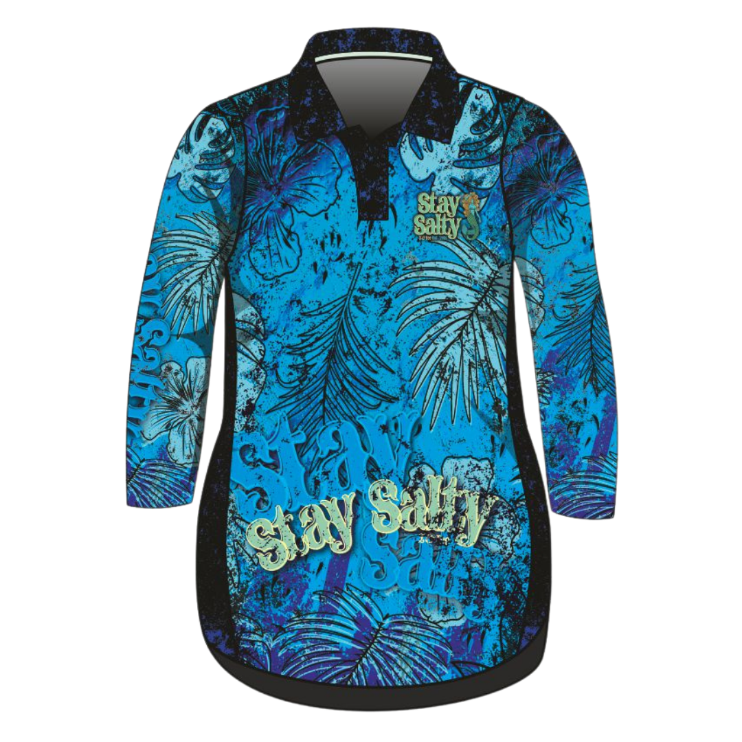 Stay salty | Blue Fishing Dress ★Pre-Order★