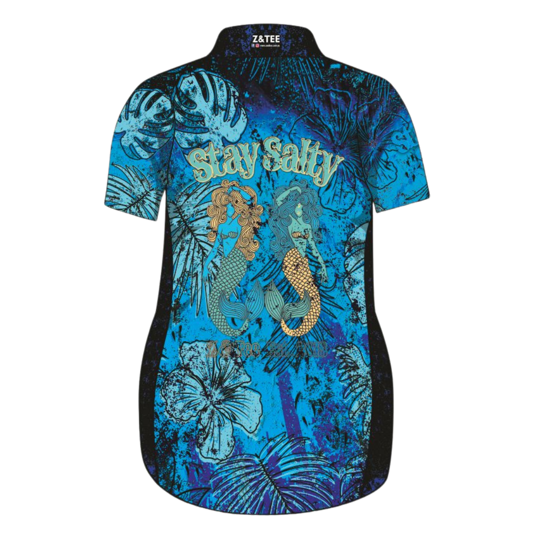 Stay salty | Blue Fishing Dress ★Pre-Order★