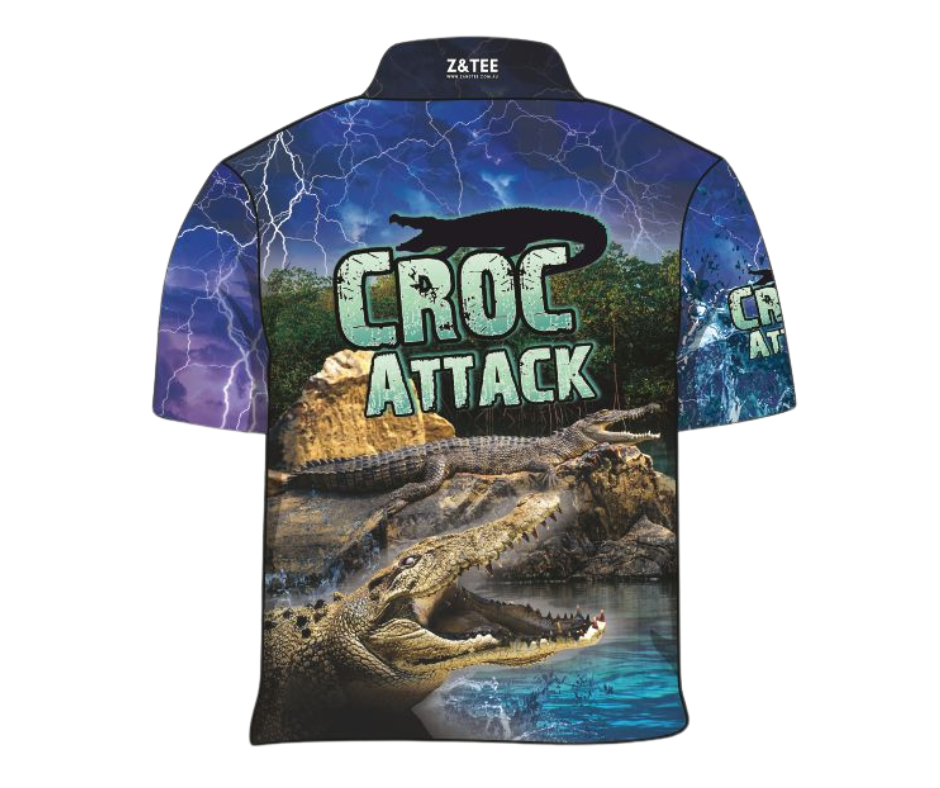 Mens | Croc Attack Fishing Shirt ★Pre-Order★