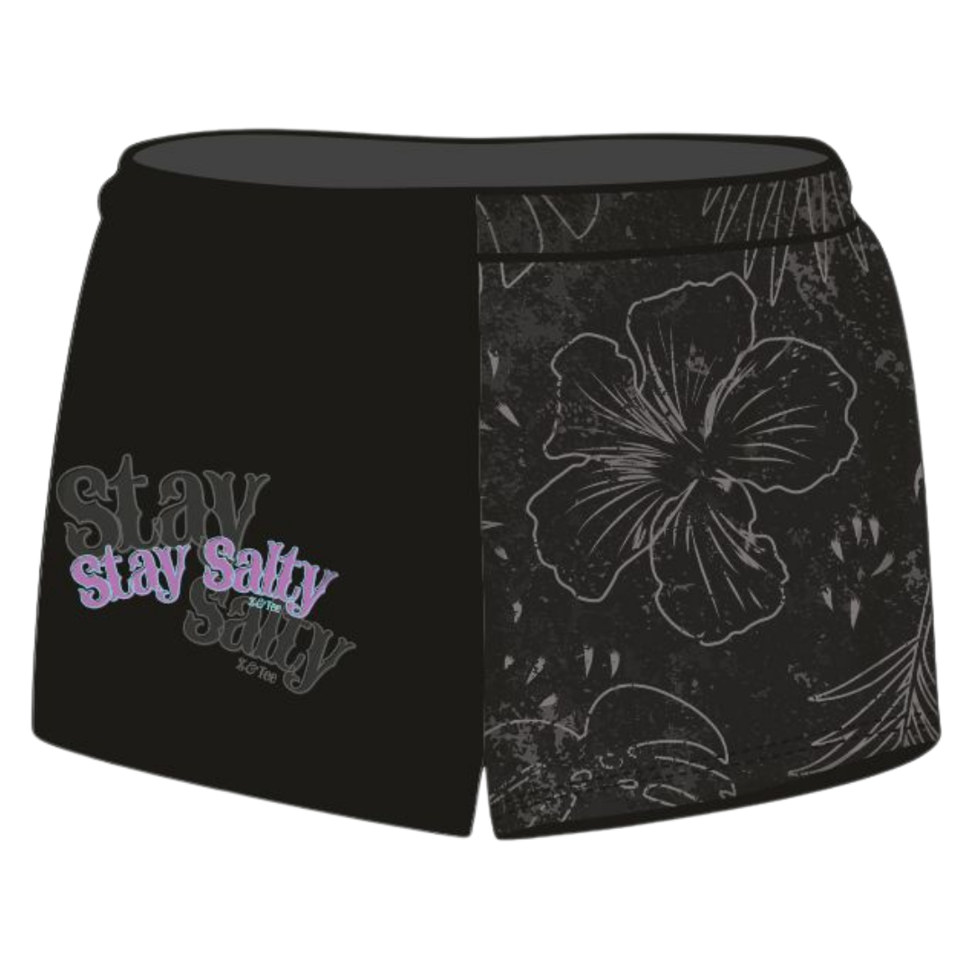 Rugby Shorts | Black Stay Salty ★Pre-Order★