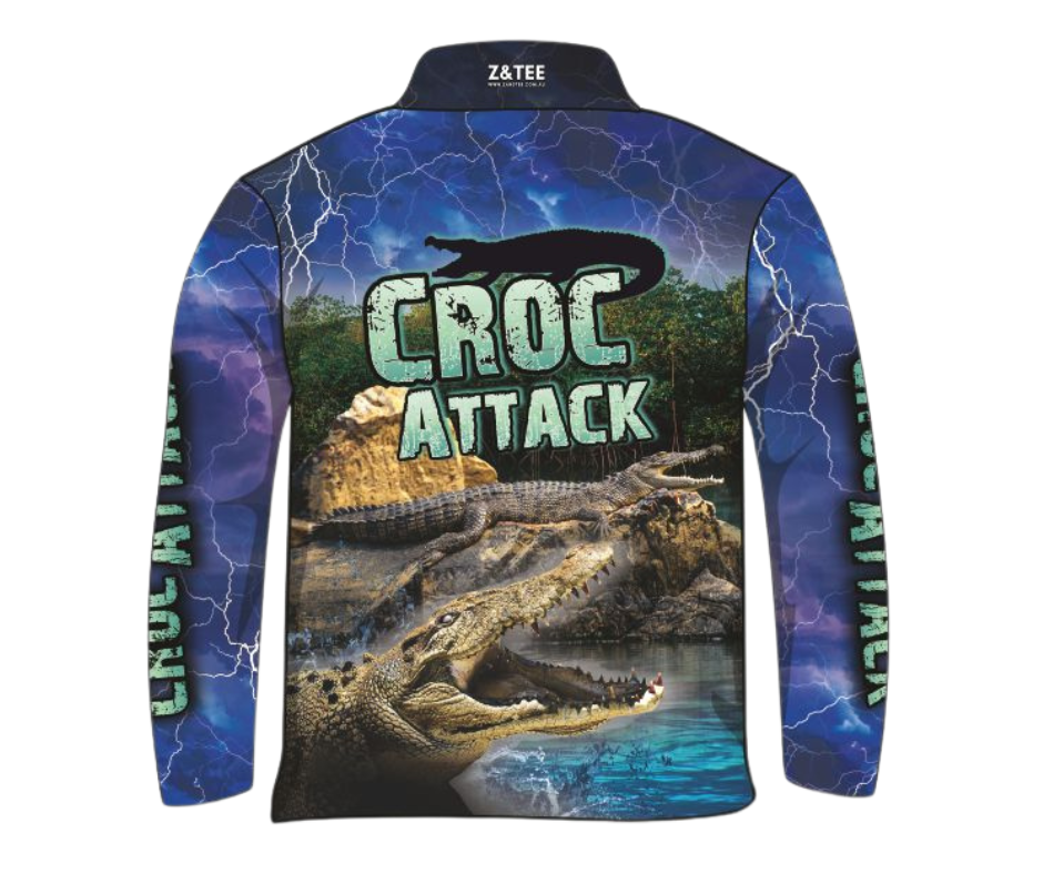 Mens | Croc Attack Fishing Shirt ★Pre-Order★