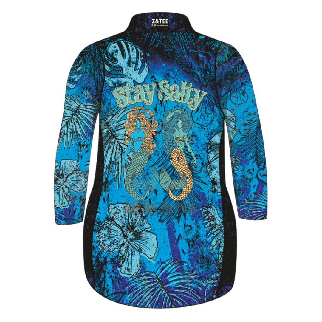 Stay salty | Blue Fishing Dress ★Pre-Order★