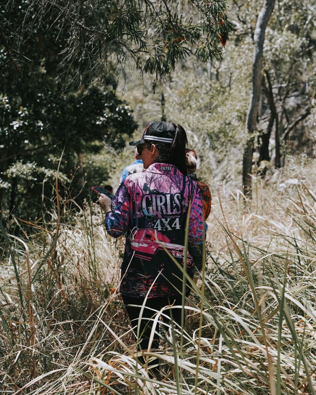 4x4 | Girls 4x4 Bush Pink & Purple Fishing Shirt ★Pre-Order★