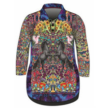 Western | Crazy Beautiful Lifestyle Fishing Dress ★Pre-Order★ Z and TEE australian birds Beach Dress COUNTRY WESTERN DESIGNS GIRL'S DESIGNS horses Kaleidoscope Mirror Matching Shirt Navy quick dry SUN SAFE UPF WOMEN'S DESIGNS yellow
