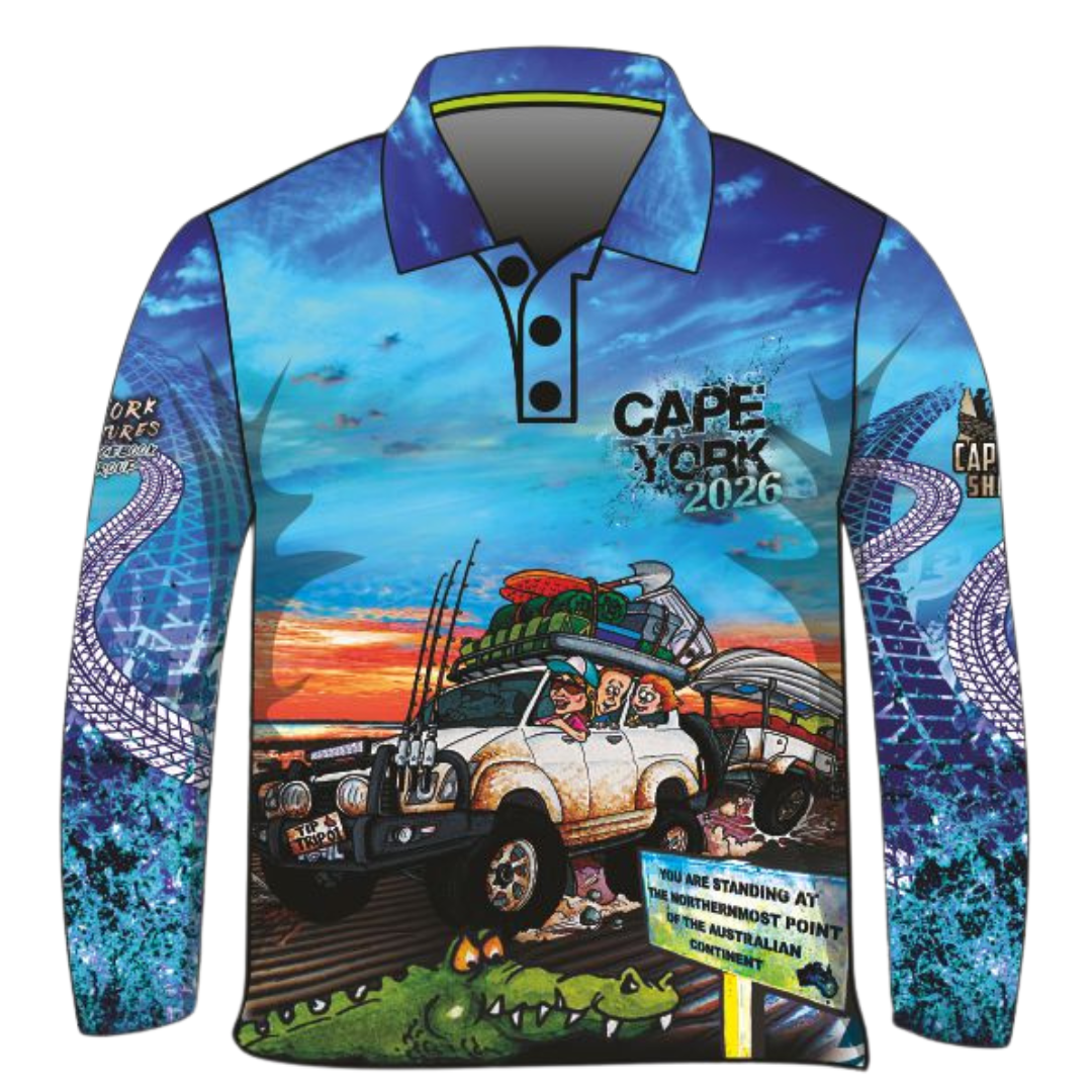 Cape York | Packed for the Tip Blue Fishing Shirt (2026) ★Pre-Order★