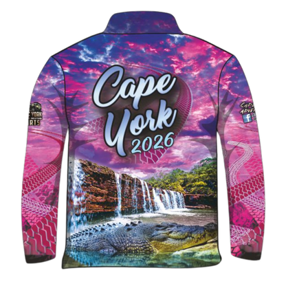 Cape York | Cape York Tour Pink Fishing Shirt (2026) ★Pre-Order★