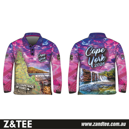 Cape York | Cape York Tour Pink Fishing Shirt (2026) ★Pre-Order★