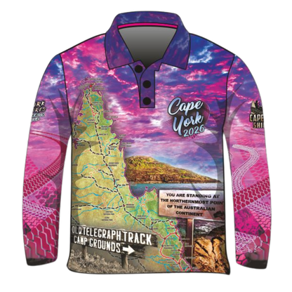 Cape York | Cape York Tour Pink Fishing Shirt (2026) ★Pre-Order★