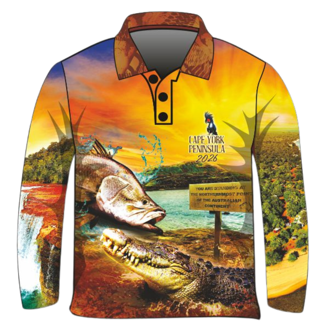 Cape York | Peninsula Yellow Highlights Fishing Shirt 2026 ★Pre-Order★