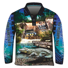 Cape York | Gunshot Croc Blue Fishing Shirt (2026) ★Pre-Order★