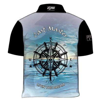 Mens | Cast Master Living the Dream Fishing Shirt - Arrives before Christmas