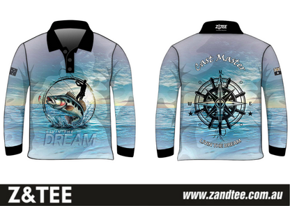 Mens | Cast Master Living the Dream Fishing Shirt - Arrives before Christmas