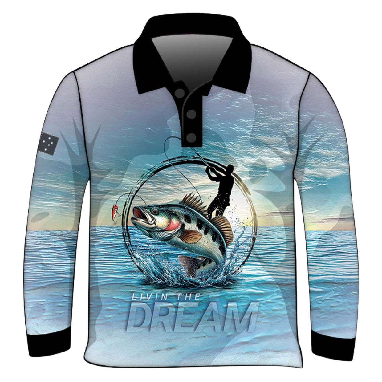Mens | Cast Master Living the Dream Fishing Shirt - Arrives before Christmas