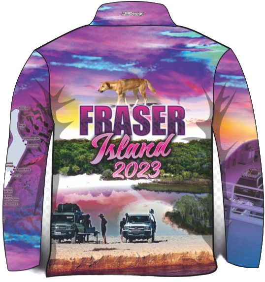 Frazer Island | Complete Fraser Island 2023 (K'gari) Pink Long Sleeve Shirt Z and TEE 4wd Australiana bush camping car country COUNTRY WESTERN DESIGNS DAD girls HIM ALL In Stock LJM men MEN'S DESIGNS mens MEN’S DESIGNS offroad outback quick dry spo-default spo-disabled sun sun shirt sun shirts sunsafe uv z&tee
